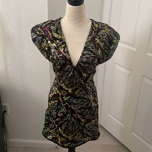 Zara sequin dress